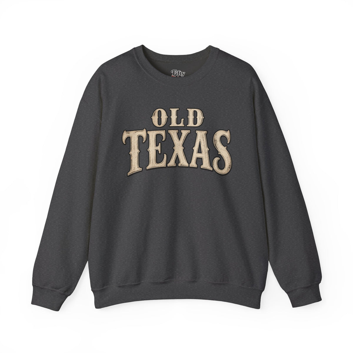 Old Texas Unisex Crewneck Sweatshirt State Name Graphic