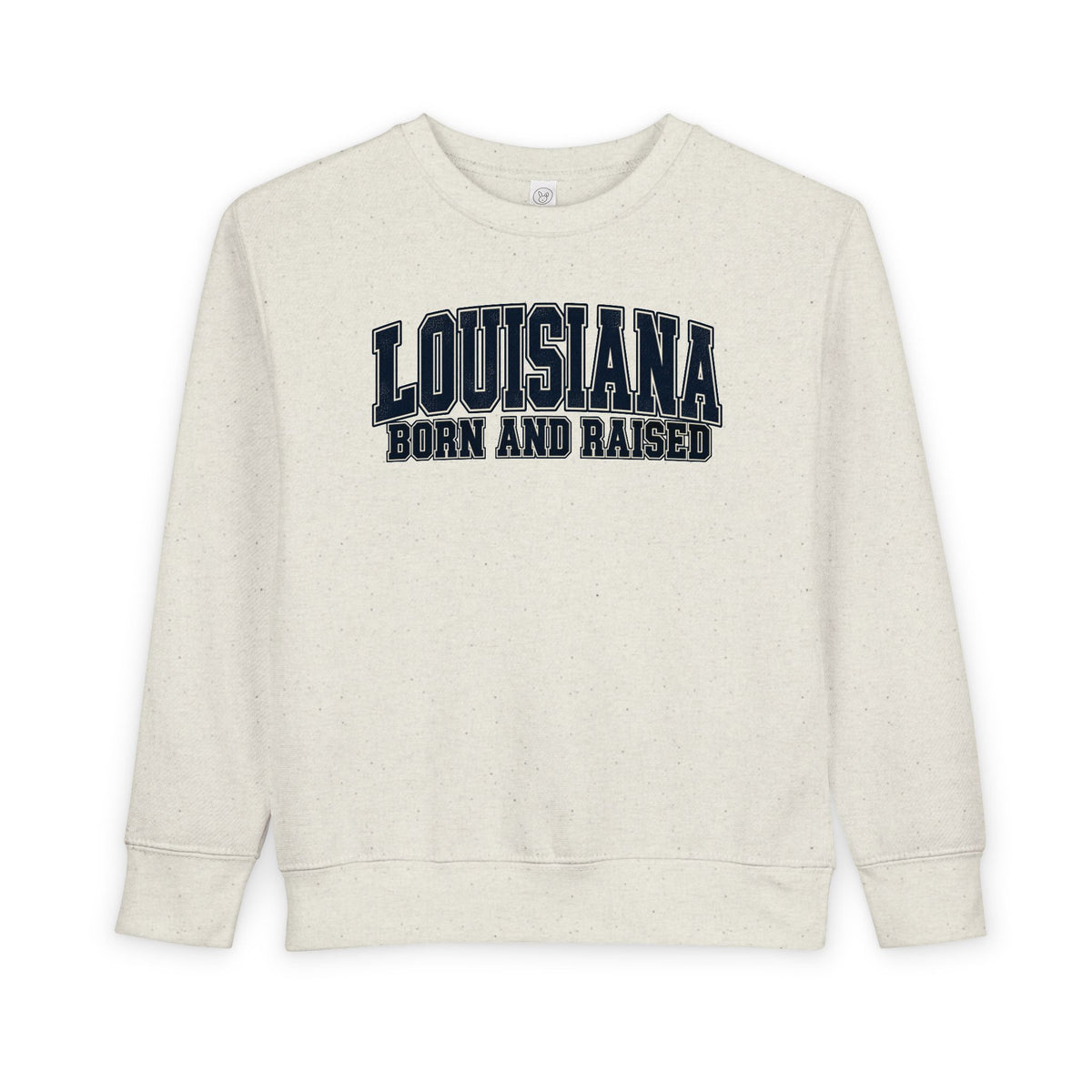 Louisiana Born and Raised Bold Athletic Unisex Toddler Sweatshirt