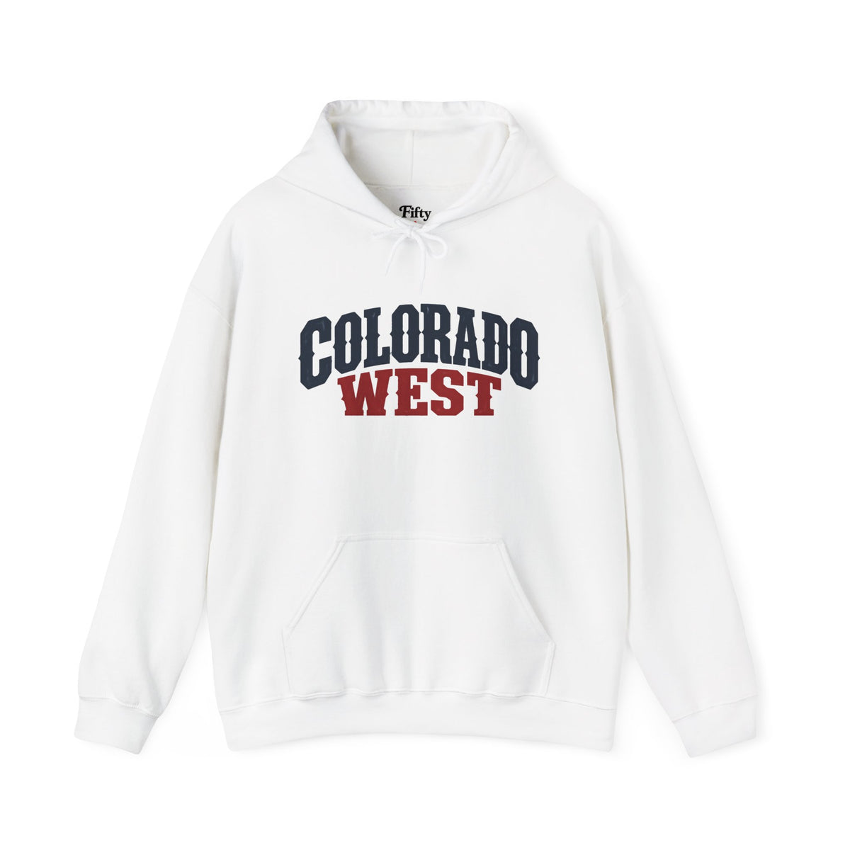 Colorado West Unisex Hoodie State Name Graphic