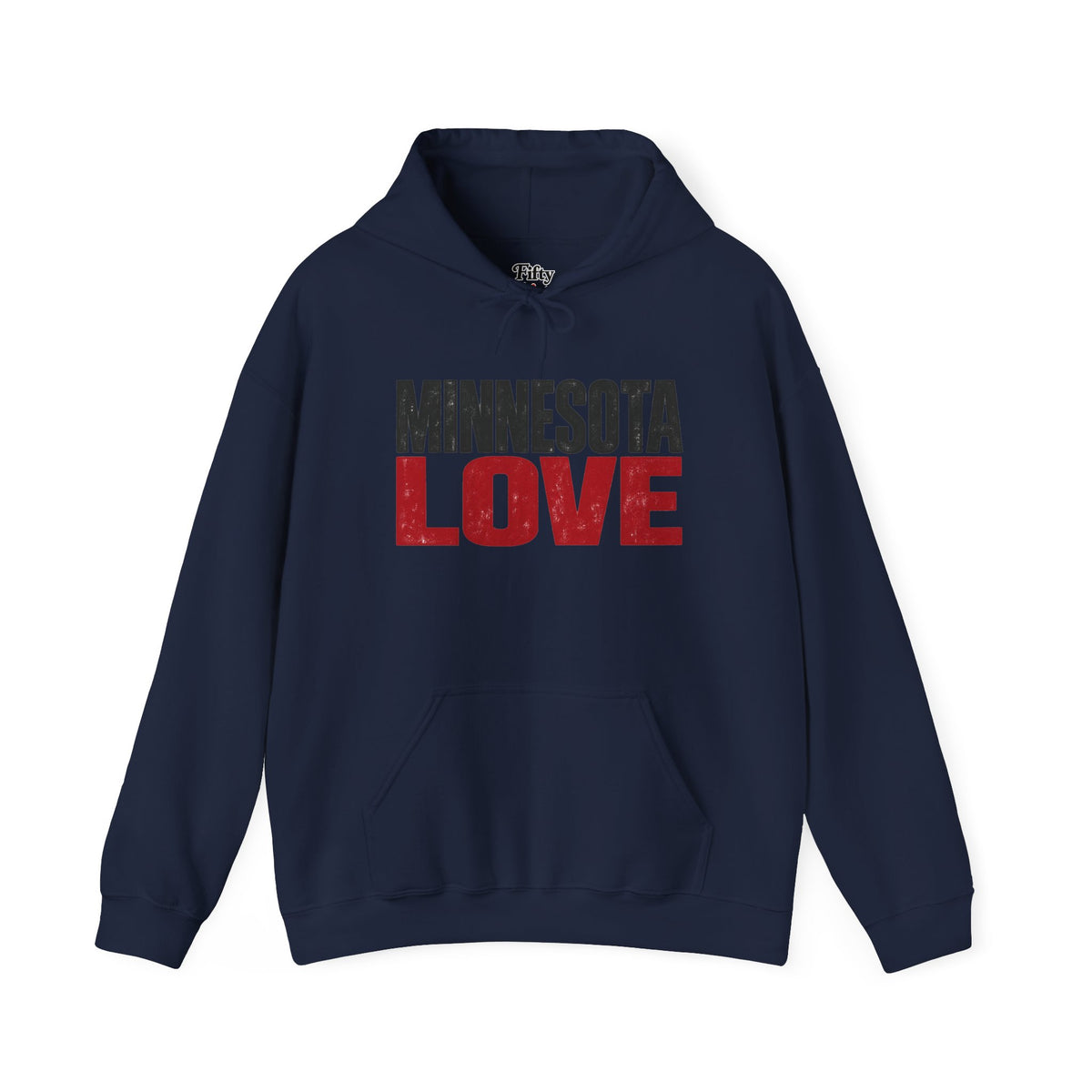 Minnesota Love Unisex Hoodie State Name Graphic