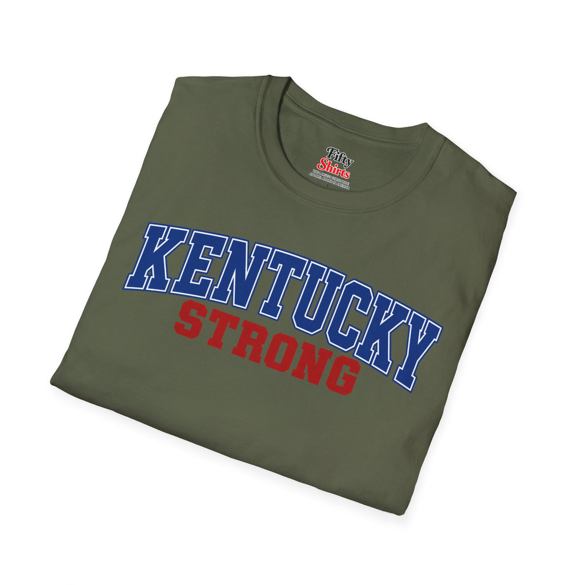 Kentucky Strong Unisex Softstyle T Shirt State Name Graphic Tee