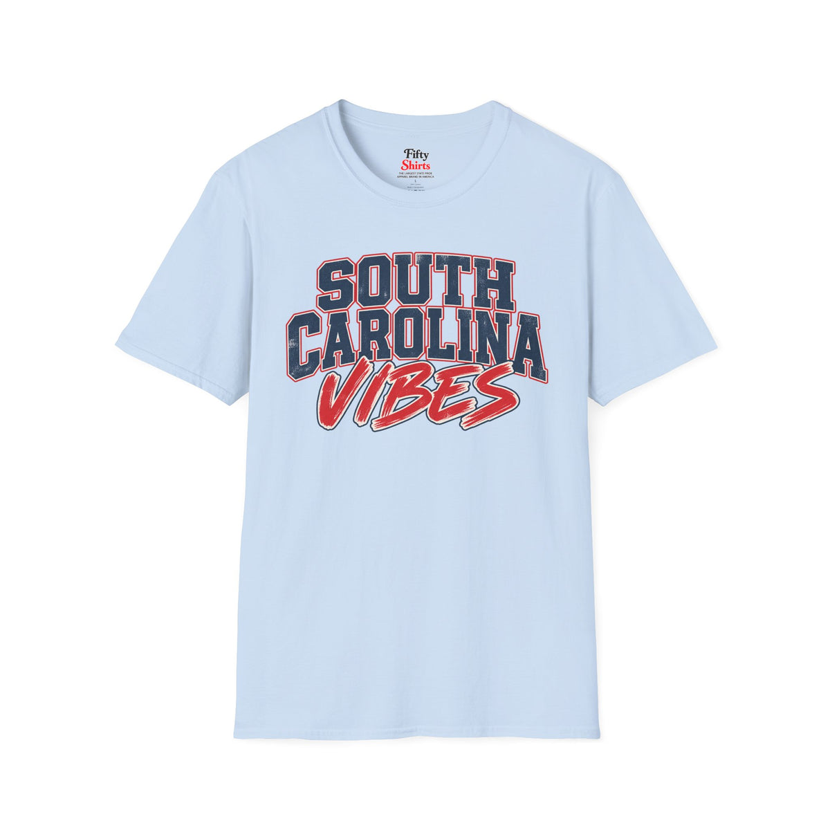South Carolina Vibes Unisex Softstyle T Shirt State Name Graphic Tee