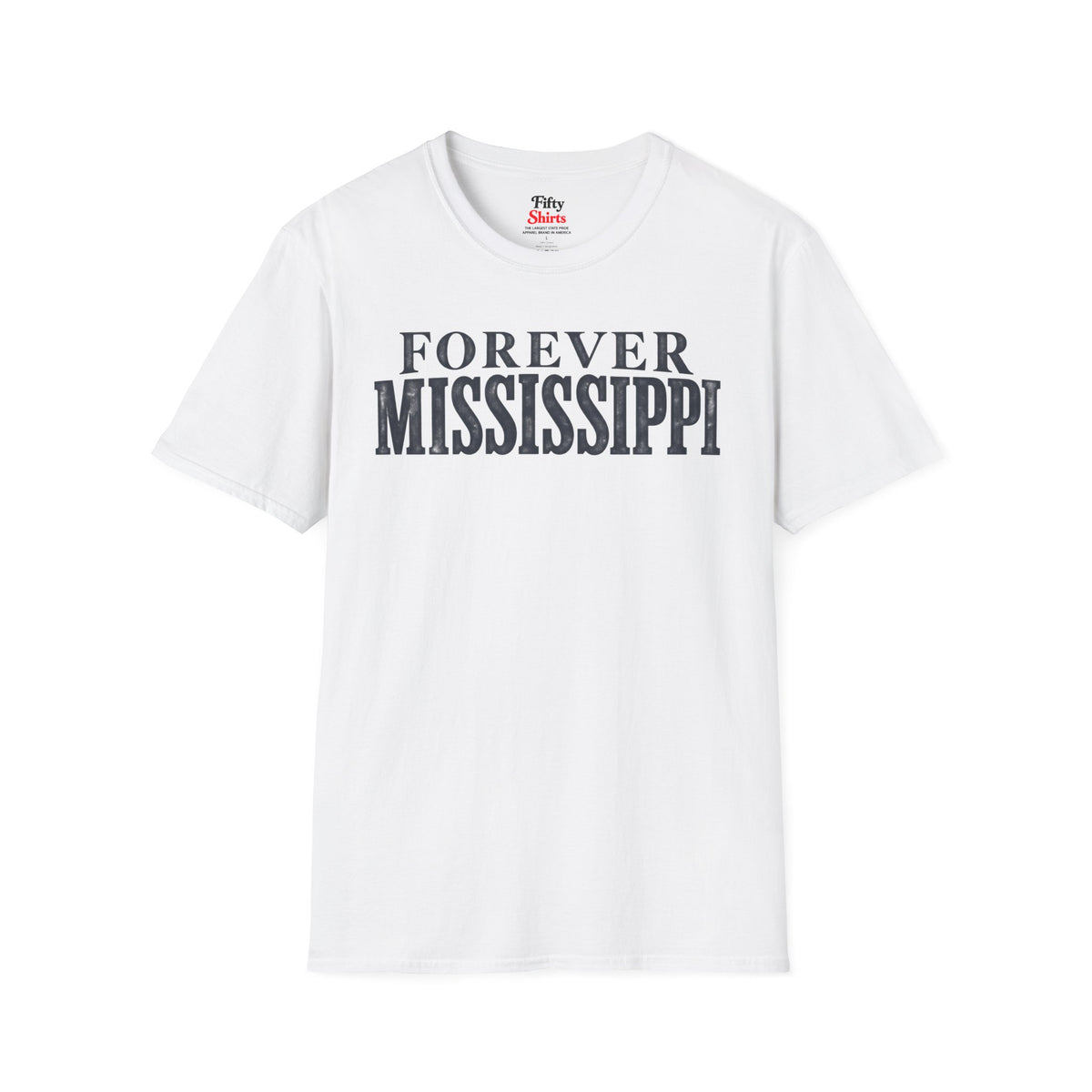 Forever Mississippi Unisex Softstyle T Shirt State Name Graphic Tee