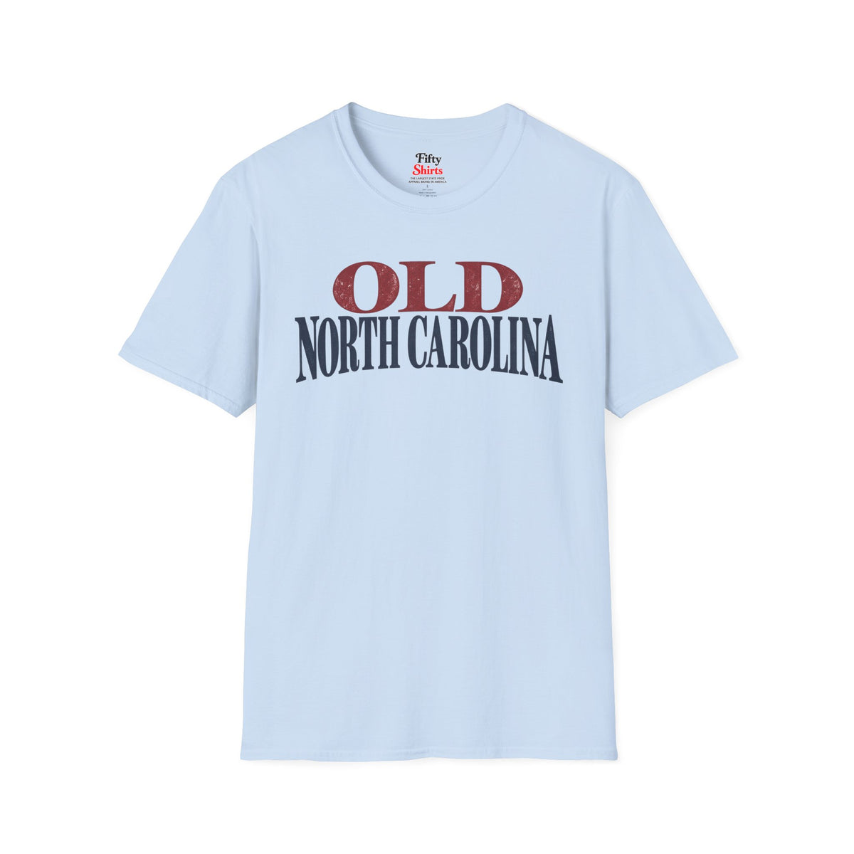 Old North Carolina Unisex Softstyle T Shirt State Name Graphic Tee