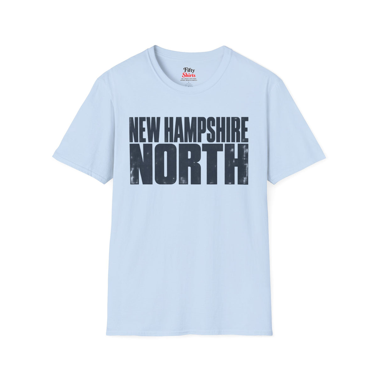 New Hampshire North Unisex Softstyle T Shirt State Name Graphic Tee
