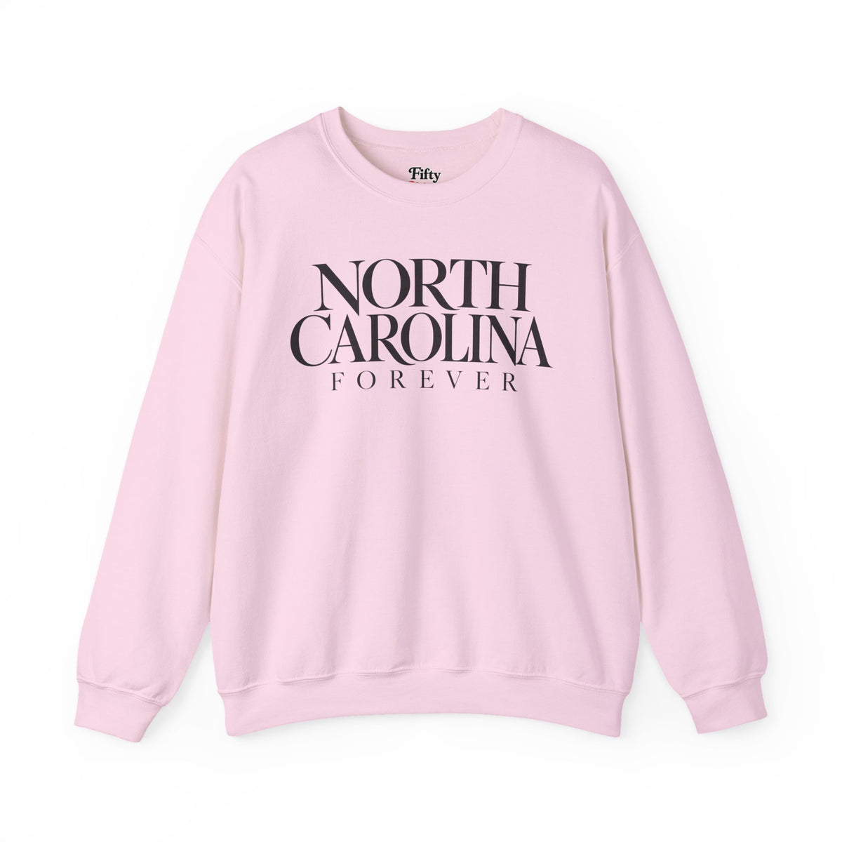 North Carolina Forever Unisex Crewneck Sweatshirt State Name Graphic