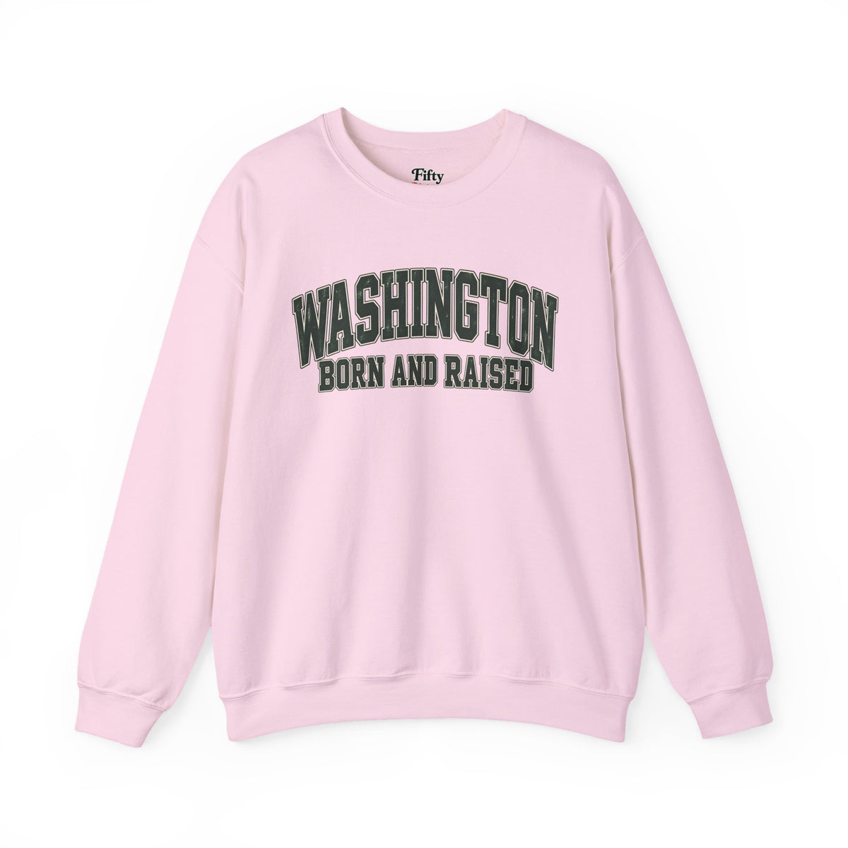 Washington Born and Raised Classic Collegiate Unisex Sweatshirt Graphic