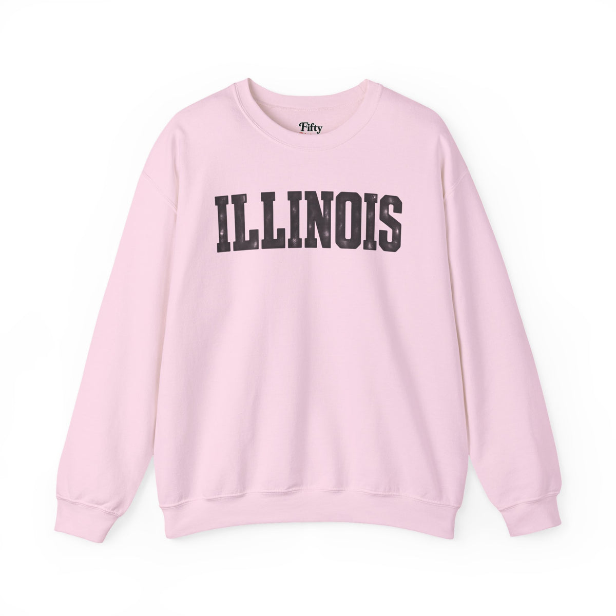 Illinois Unisex Crewneck Sweatshirt State Name Graphic