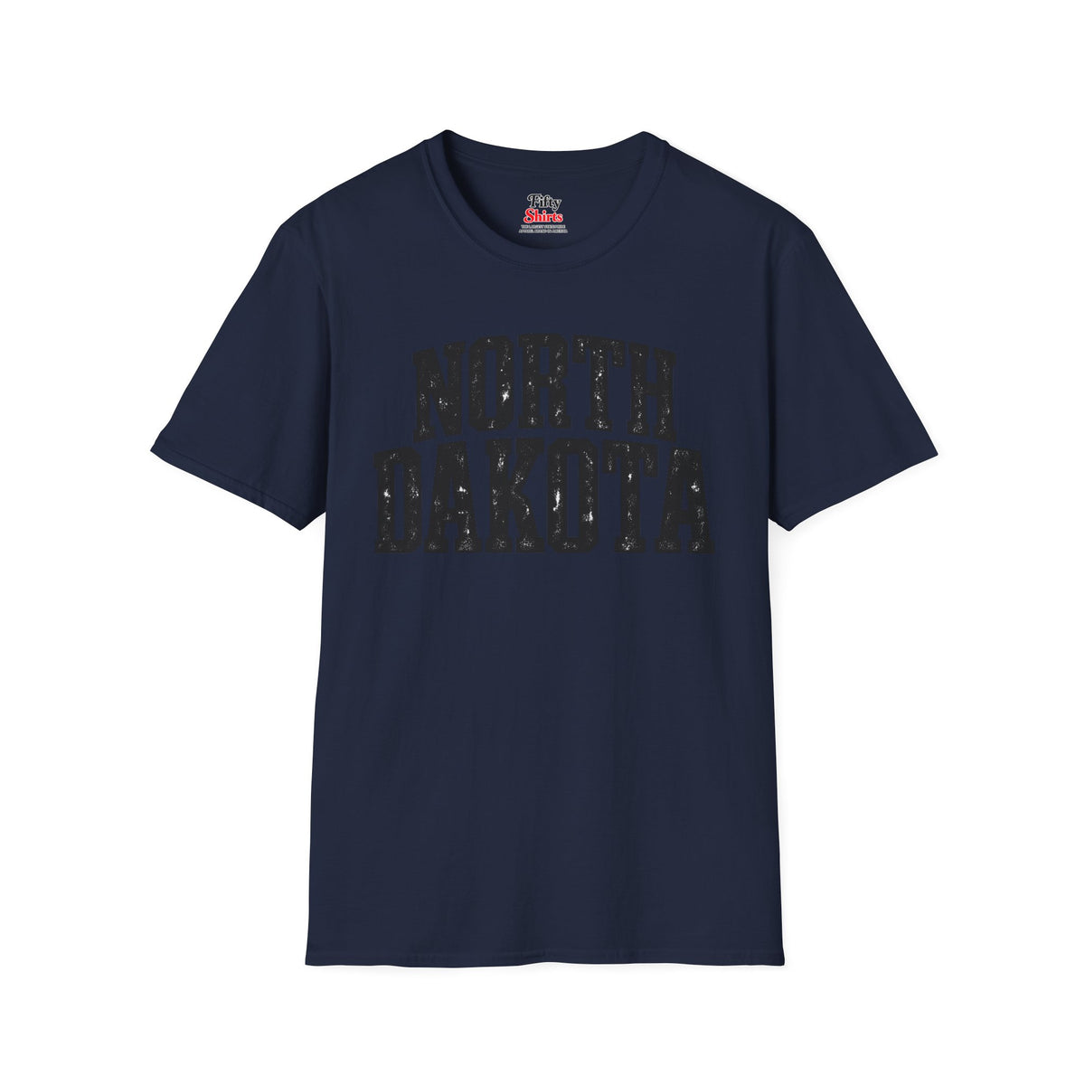 North Dakota Unisex Softstyle T Shirt State Name Graphic Tee