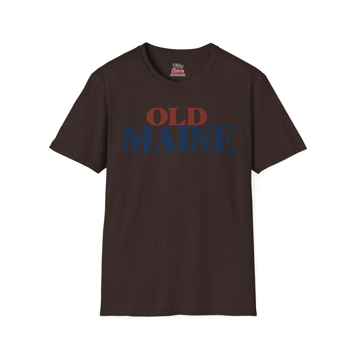 Old Maine Unisex Softstyle T Shirt State Name Graphic Tee