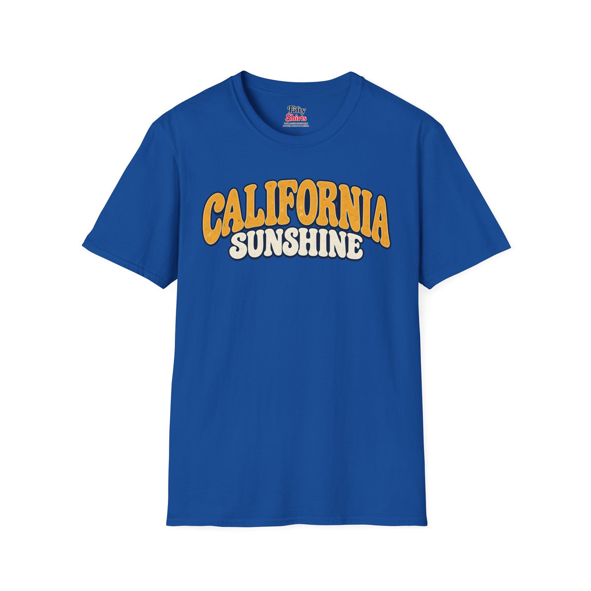 California Sunshine Unisex Softstyle T Shirt State Name Graphic Tee
