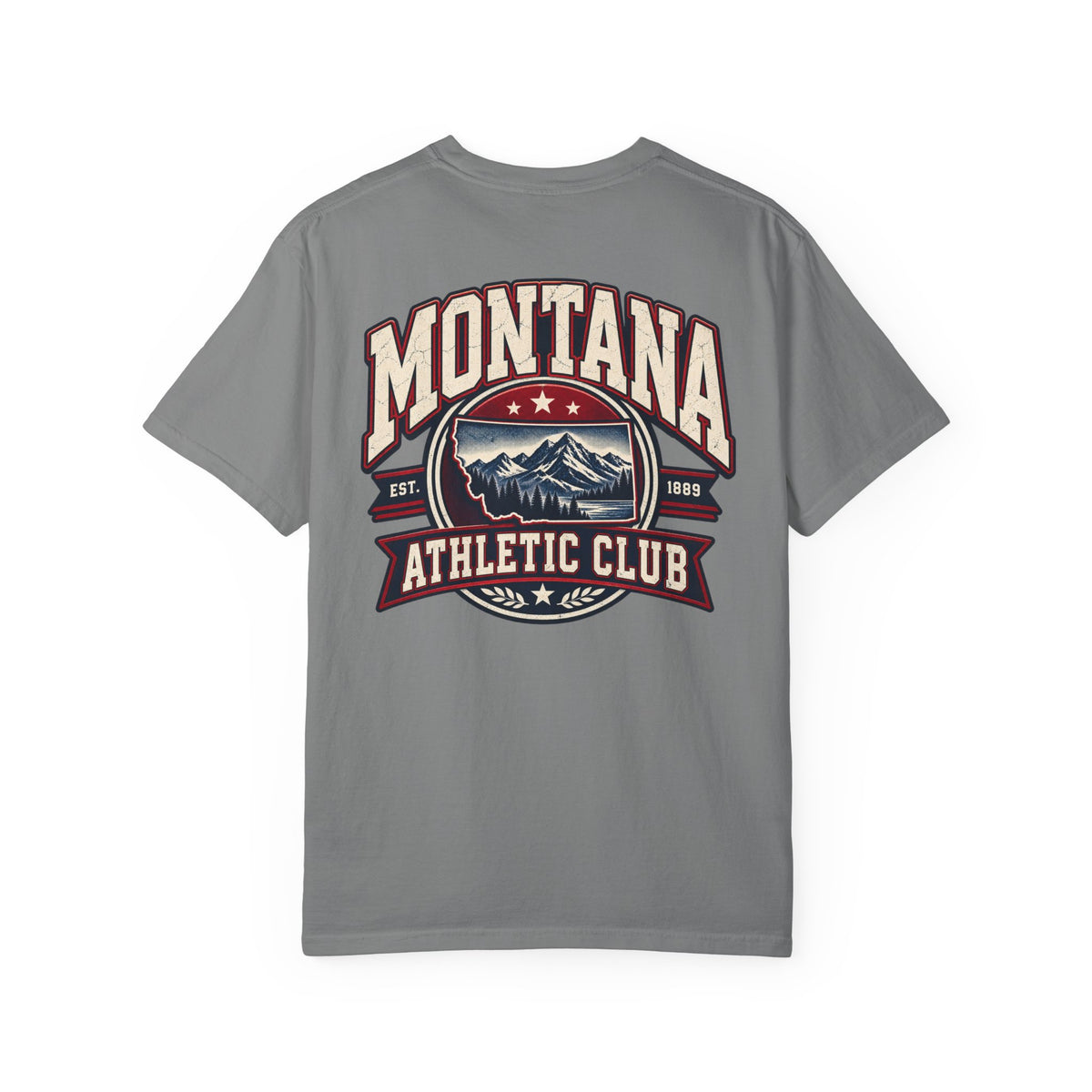 Montana Athletic Club Unisex Comfort Color 1717 Streetwear Graphic Tee