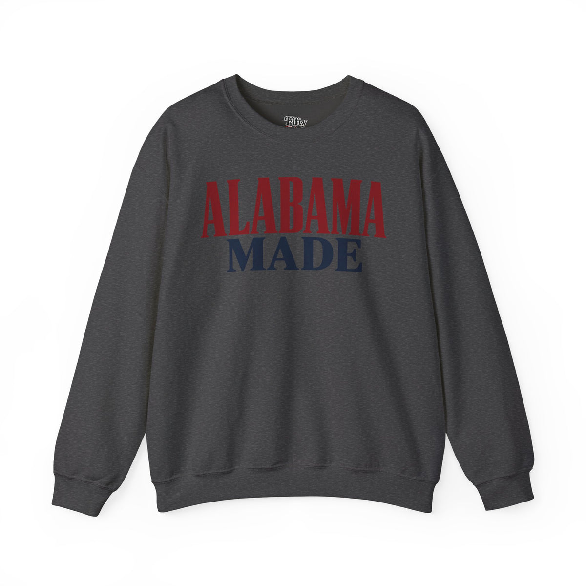 Alabama Made Unisex Crewneck Sweatshirt State Name Graphic