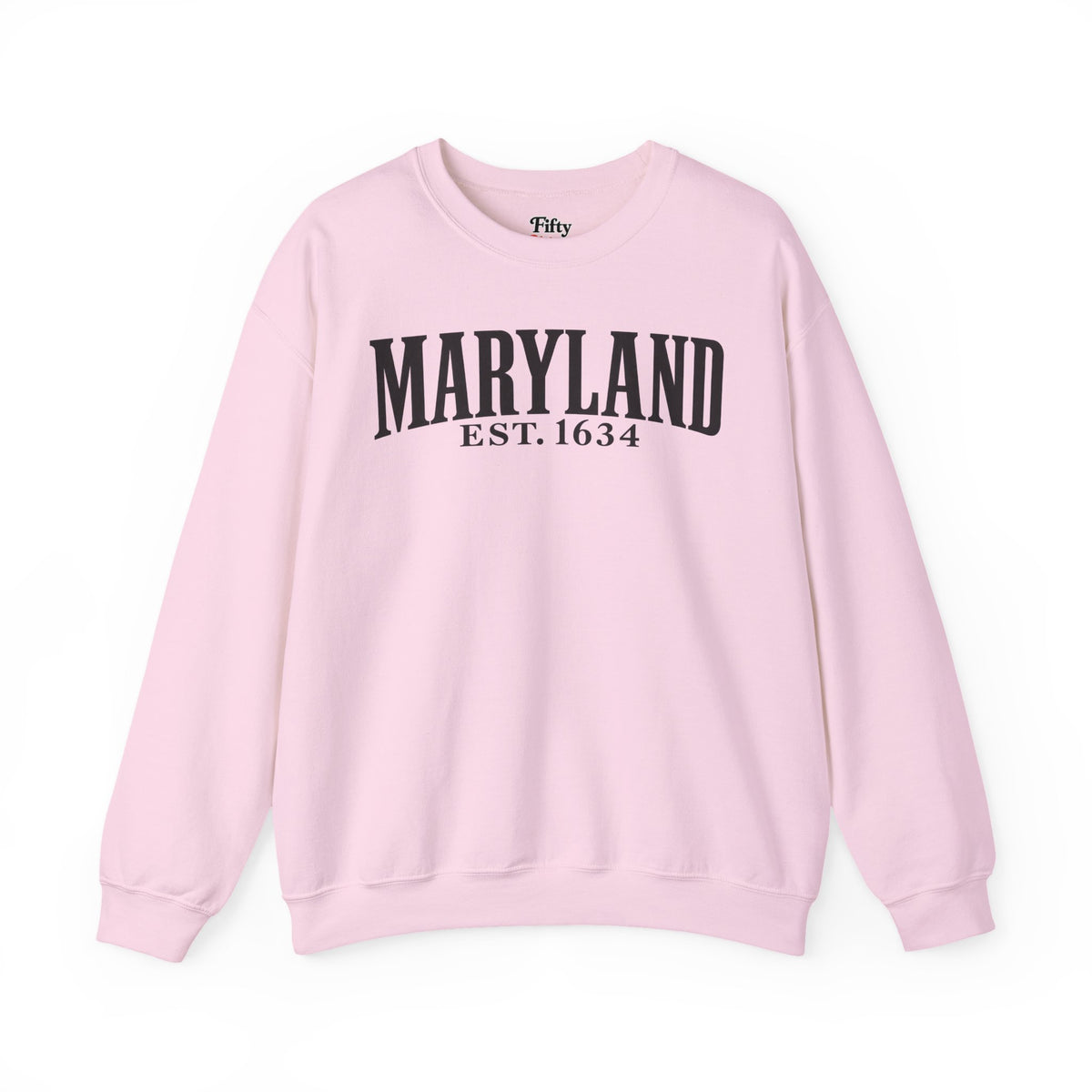 Maryland Est 1634 Unisex Crewneck Sweatshirt State Name Graphic