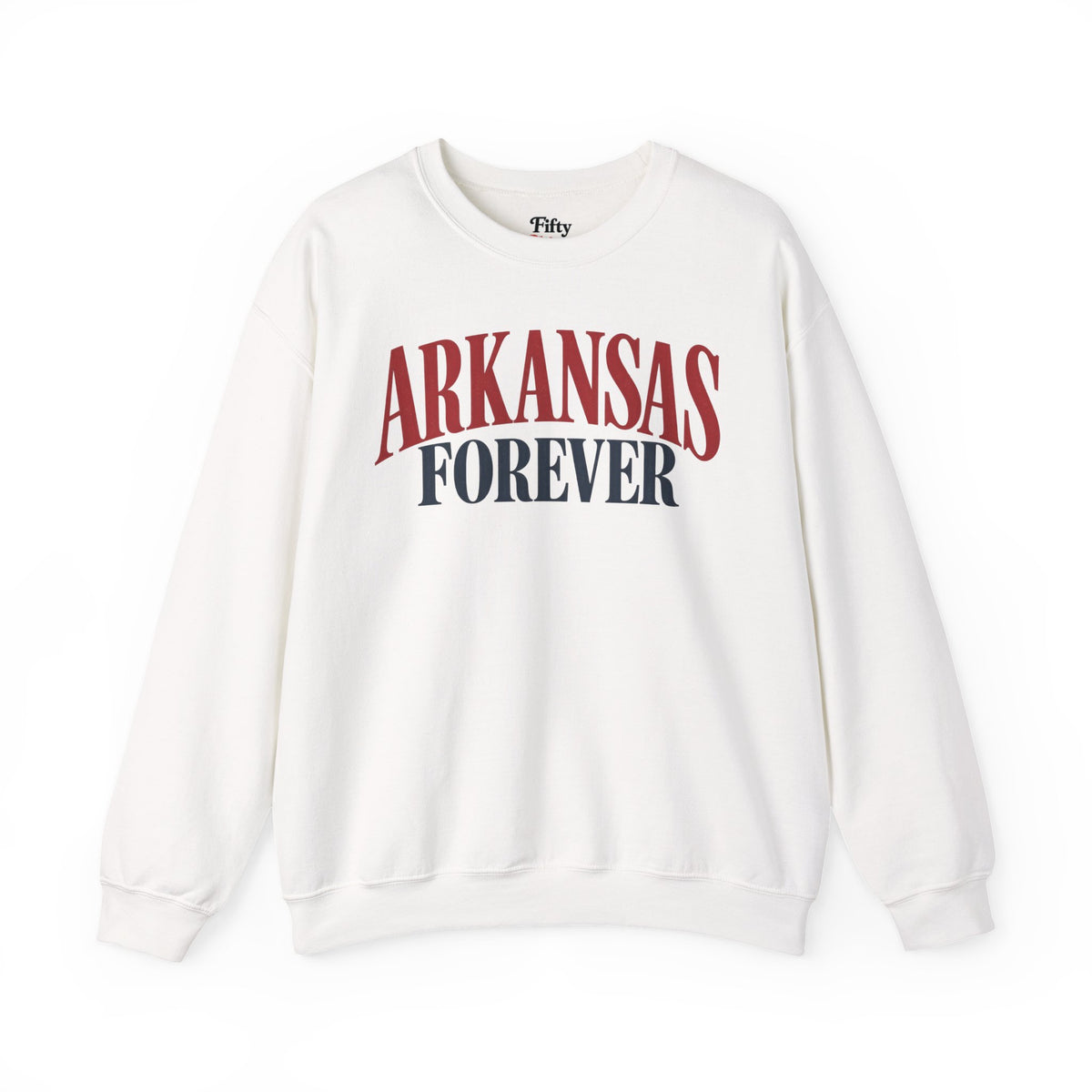 Arkansas Forever Unisex Crewneck Sweatshirt State Name Graphic