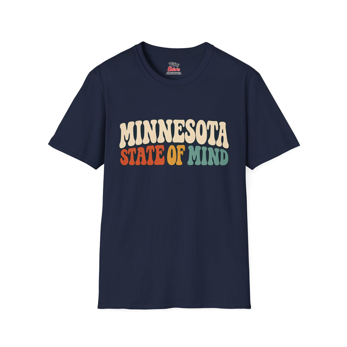 Minnesota State of Mind Unisex Softstyle T Shirt State Name Graphic Tee