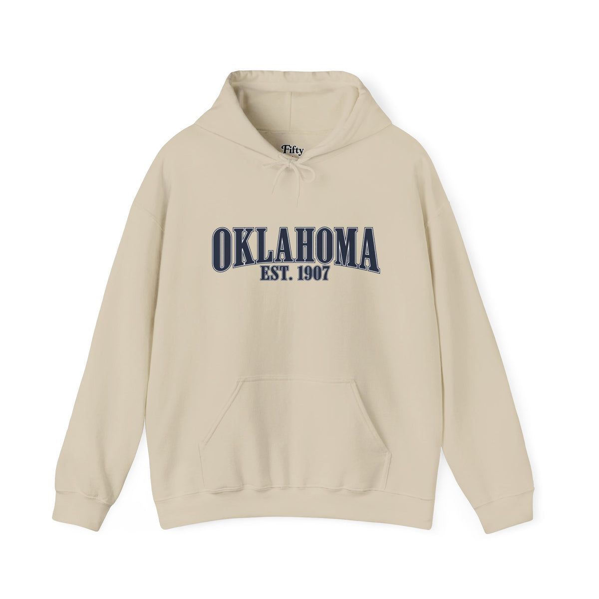 Oklahoma EST 1907 Unisex Hoodie State Name Graphic
