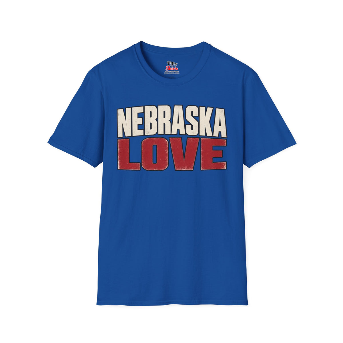 Nebraska Love Unisex Softstyle T Shirt State Name Graphic Tee