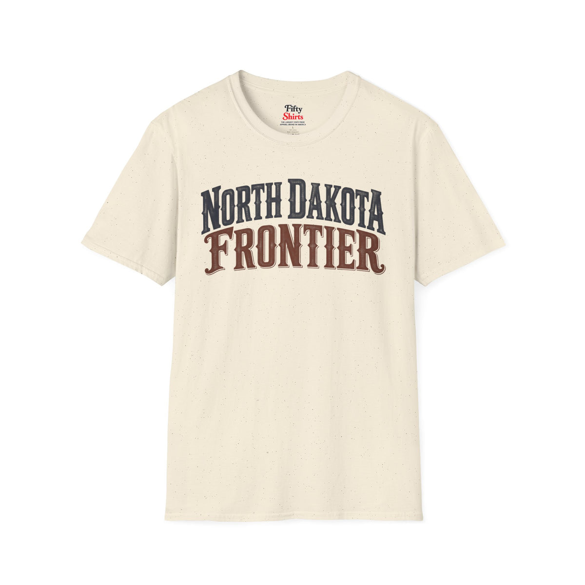 North Dakota Frontier Unisex Softstyle T Shirt State Name Graphic Tee