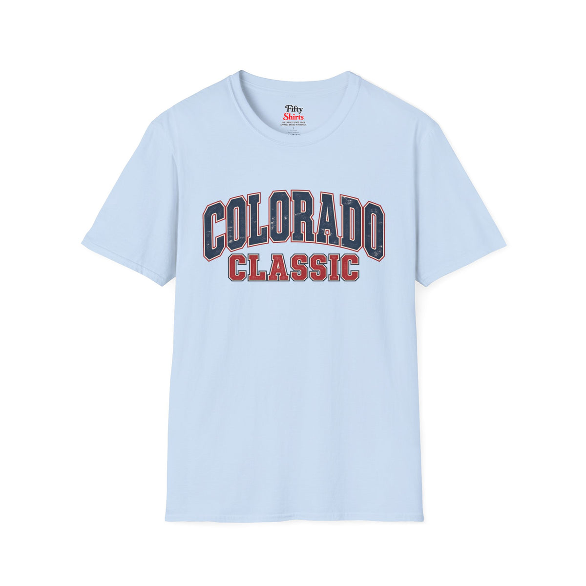 Colorado Classic Unisex Softstyle T Shirt State Name Graphic Tee
