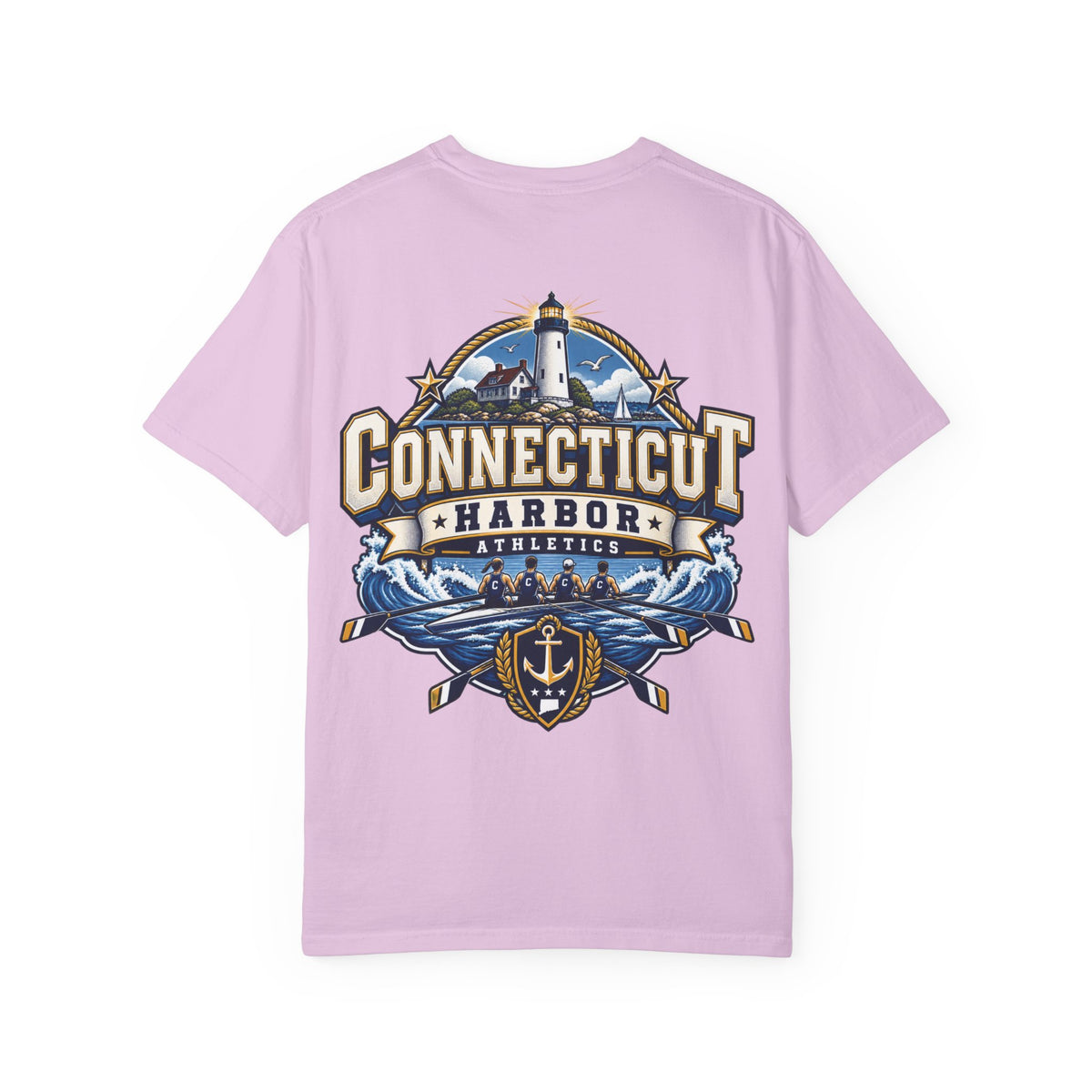 Connecticut Harbor Athletics Unisex Comfort Color 1717 Streetwear Graphic Tee