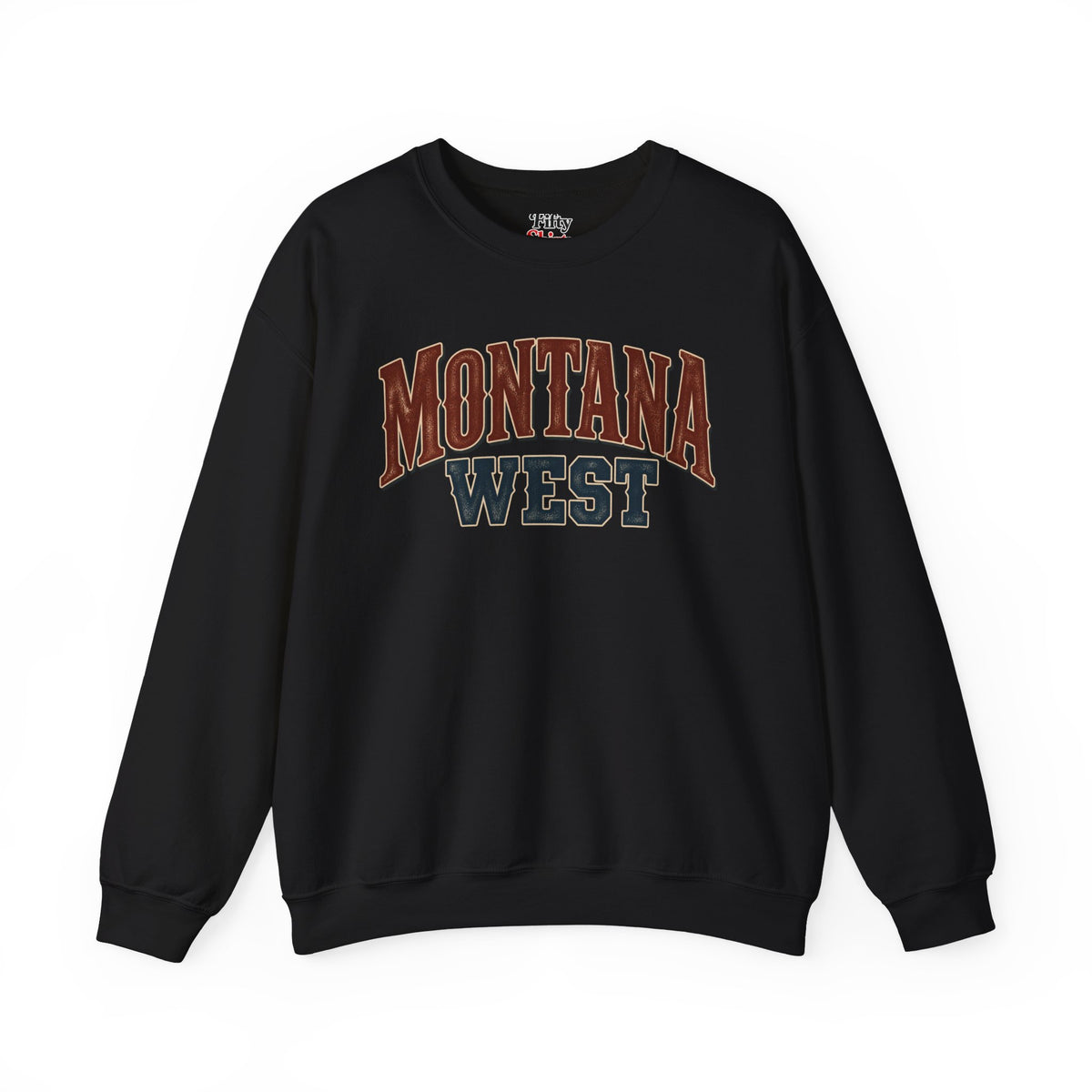 Montana West Unisex Crewneck Sweatshirt State Name Graphic