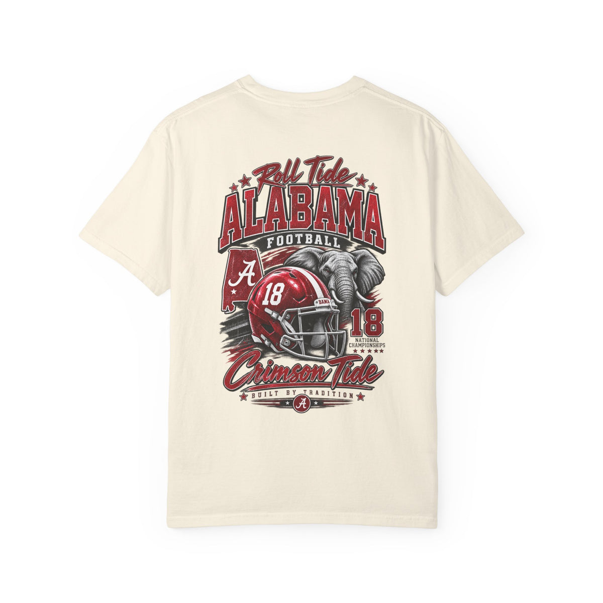 Alabama Football Culture Unisex Comfort Color 1717 Streetwear Graphic Tee