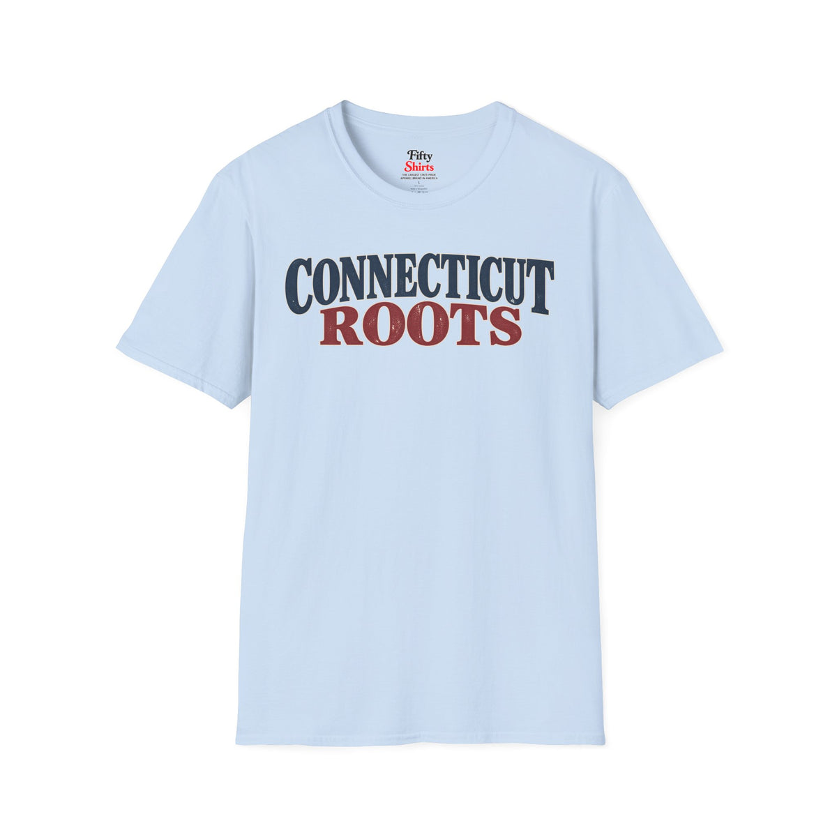 Connecticut Roots Unisex Softstyle T Shirt State Name Graphic Tee