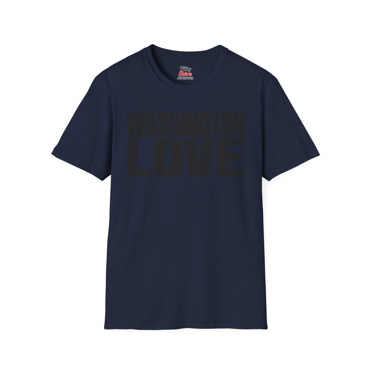 Washington Love Unisex Softstyle T Shirt State Name Graphic Tee