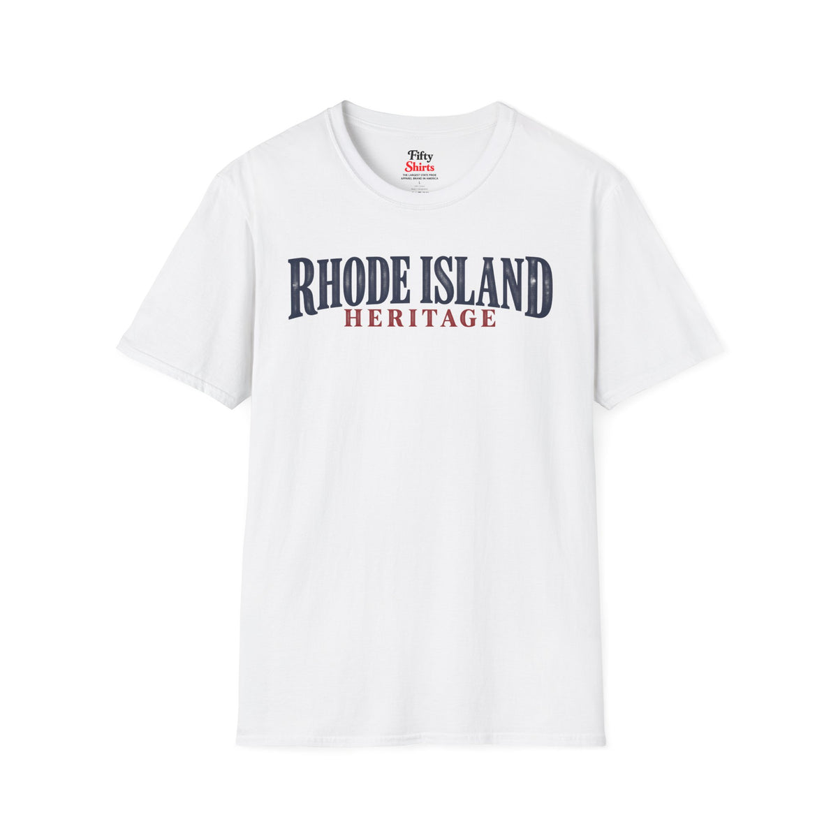 Rhode Island Heritage Unisex Softstyle T Shirt State Name Graphic Tee