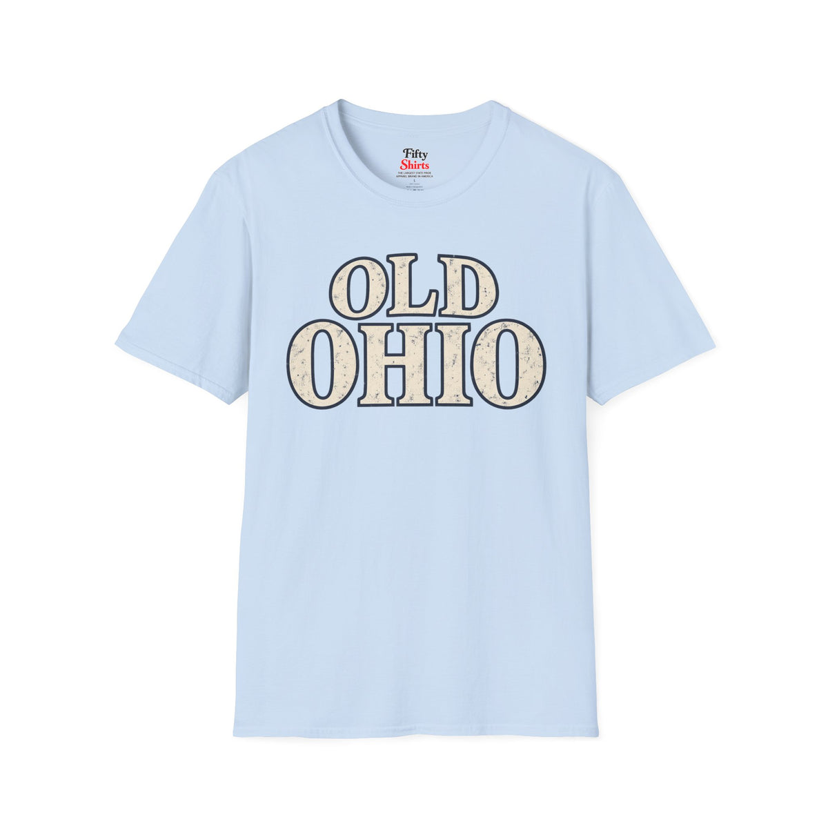 Old Ohio Unisex Softstyle T Shirt State Name Graphic Tee