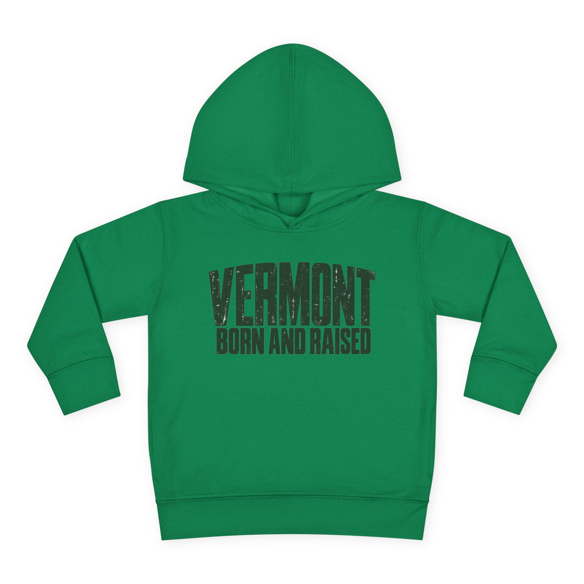 Vermont Born and Raised Modern New England Streetwear Unisex Toddler Pullover Fleece Hoodie