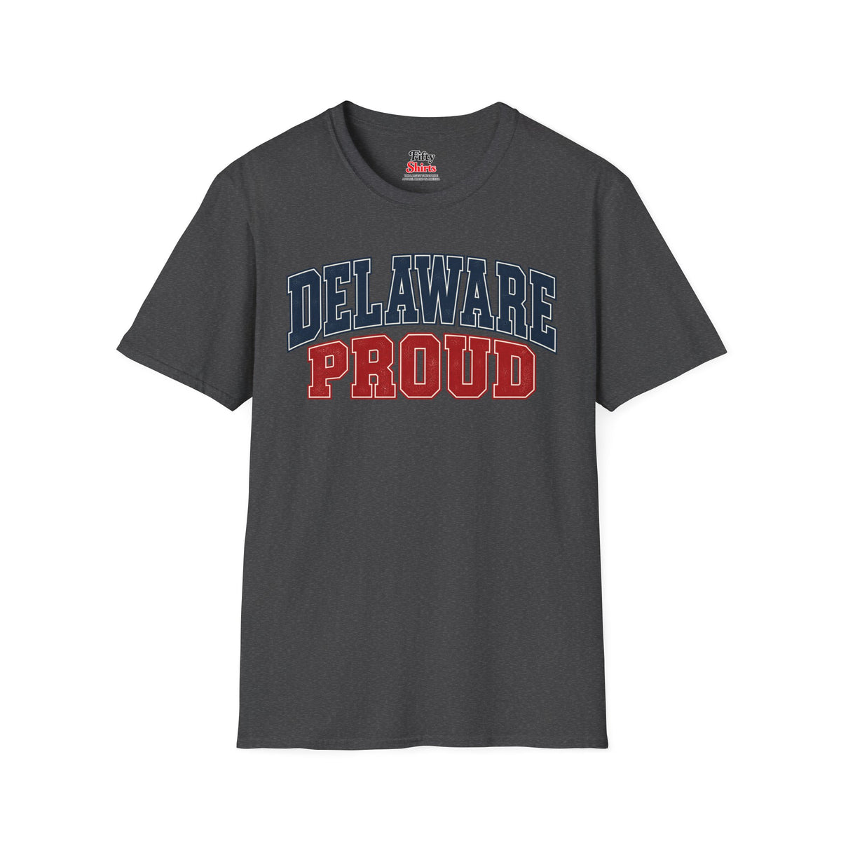Delaware Proud Unisex Softstyle T Shirt State Name Graphic Tee