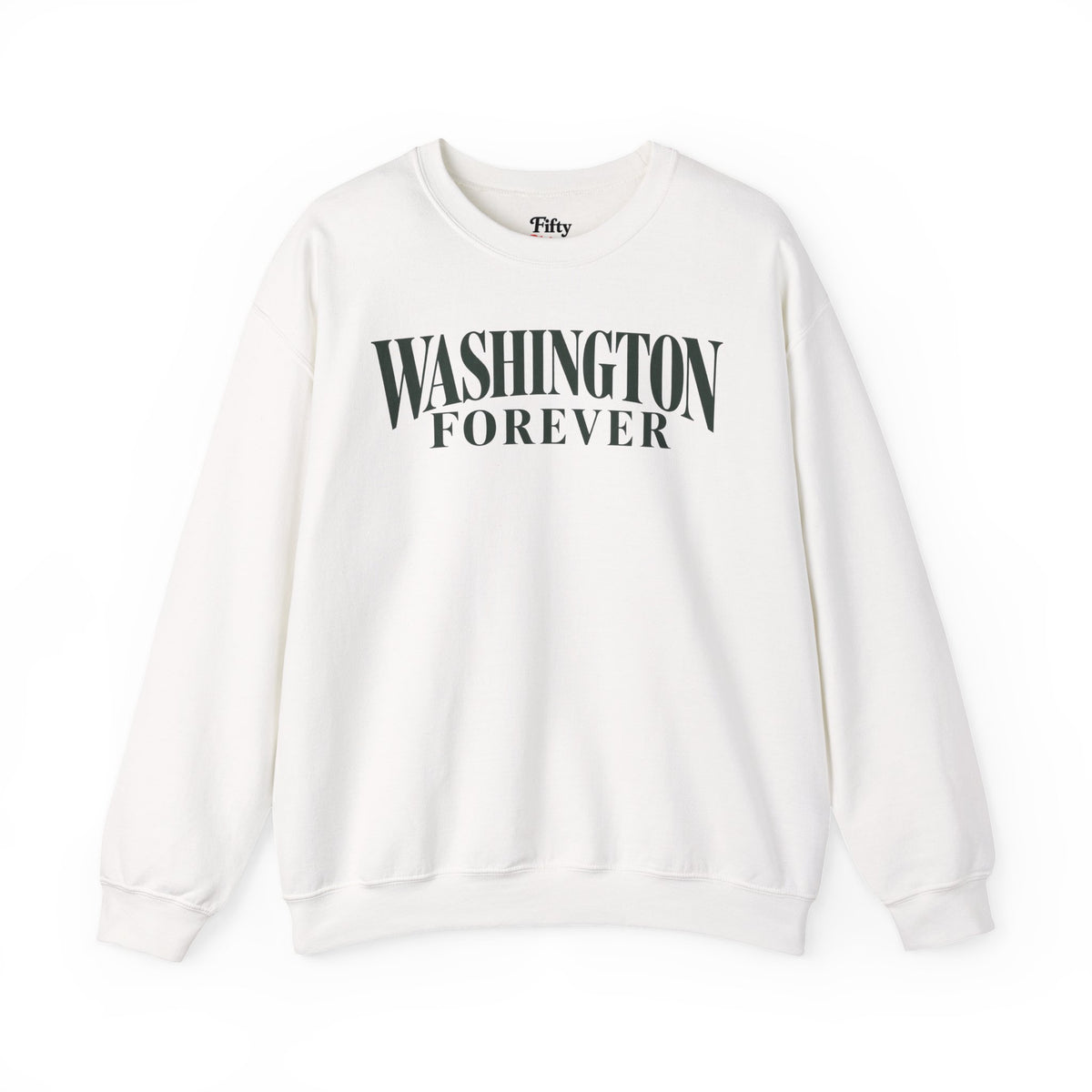 Washington Forever Unisex Crewneck Sweatshirt State Name Graphic