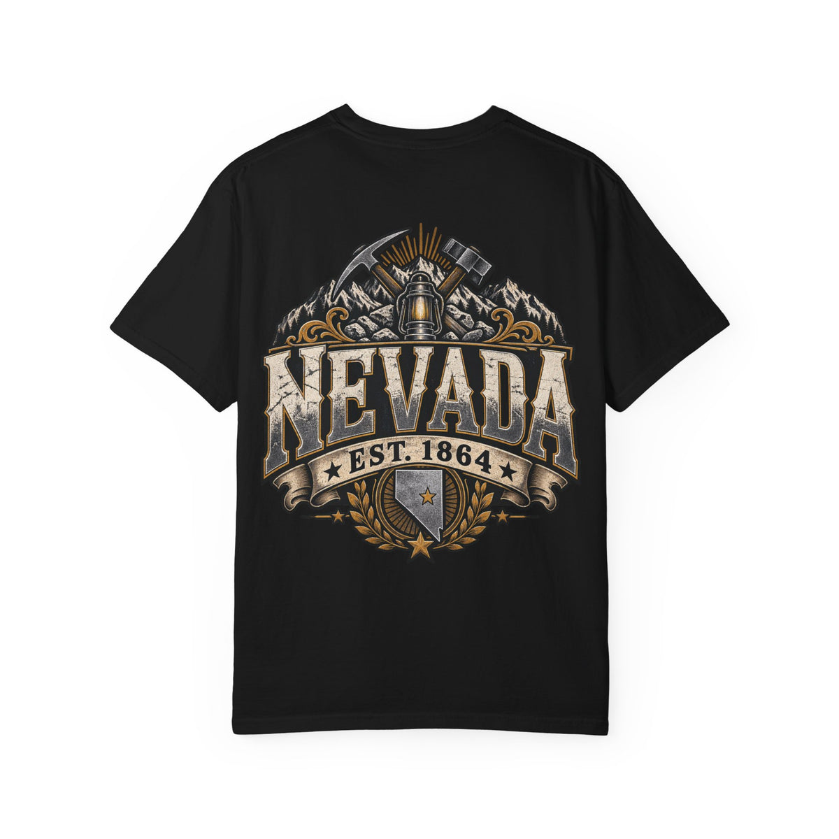 Nevada Established 1864 Unisex Comfort Color 1717 Streetwear Graphic Tee