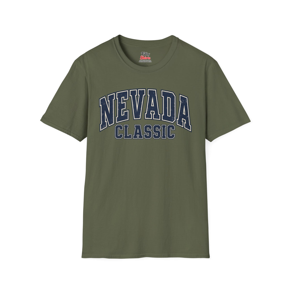 Nevada Classic Unisex Softstyle T Shirt State Name Graphic Tee