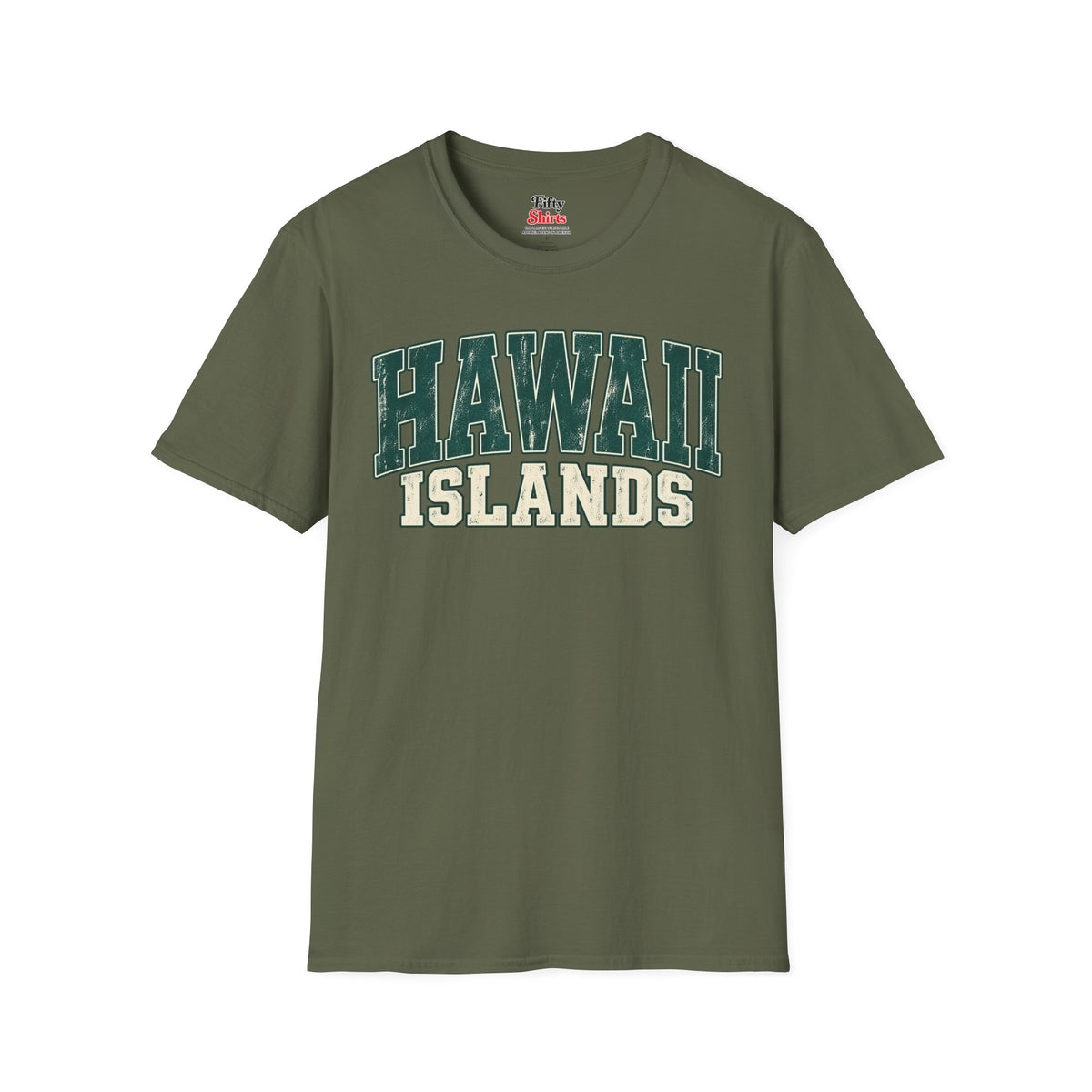 Hawaii Islands Unisex Softstyle T Shirt State Name Graphic Tee