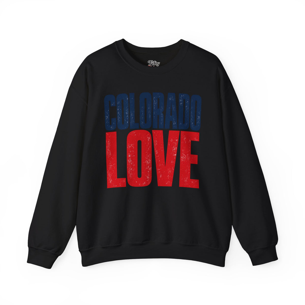 Colorado Love Unisex Crewneck Sweatshirt State Name Graphic