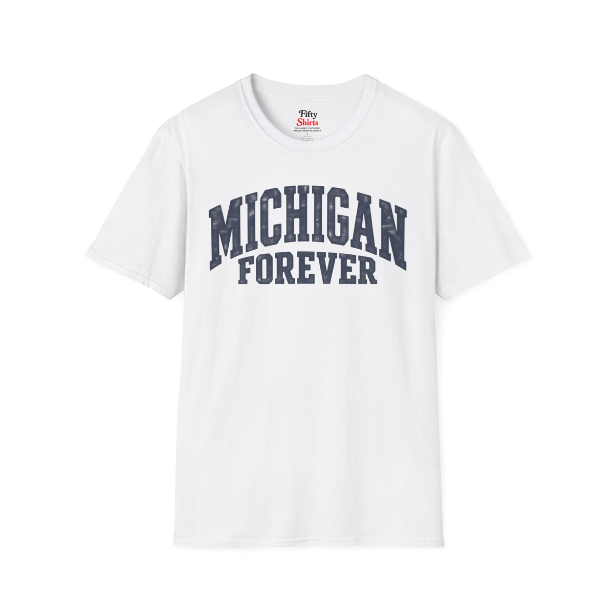 Michigan Forever Unisex Softstyle T Shirt State Name Graphic Tee