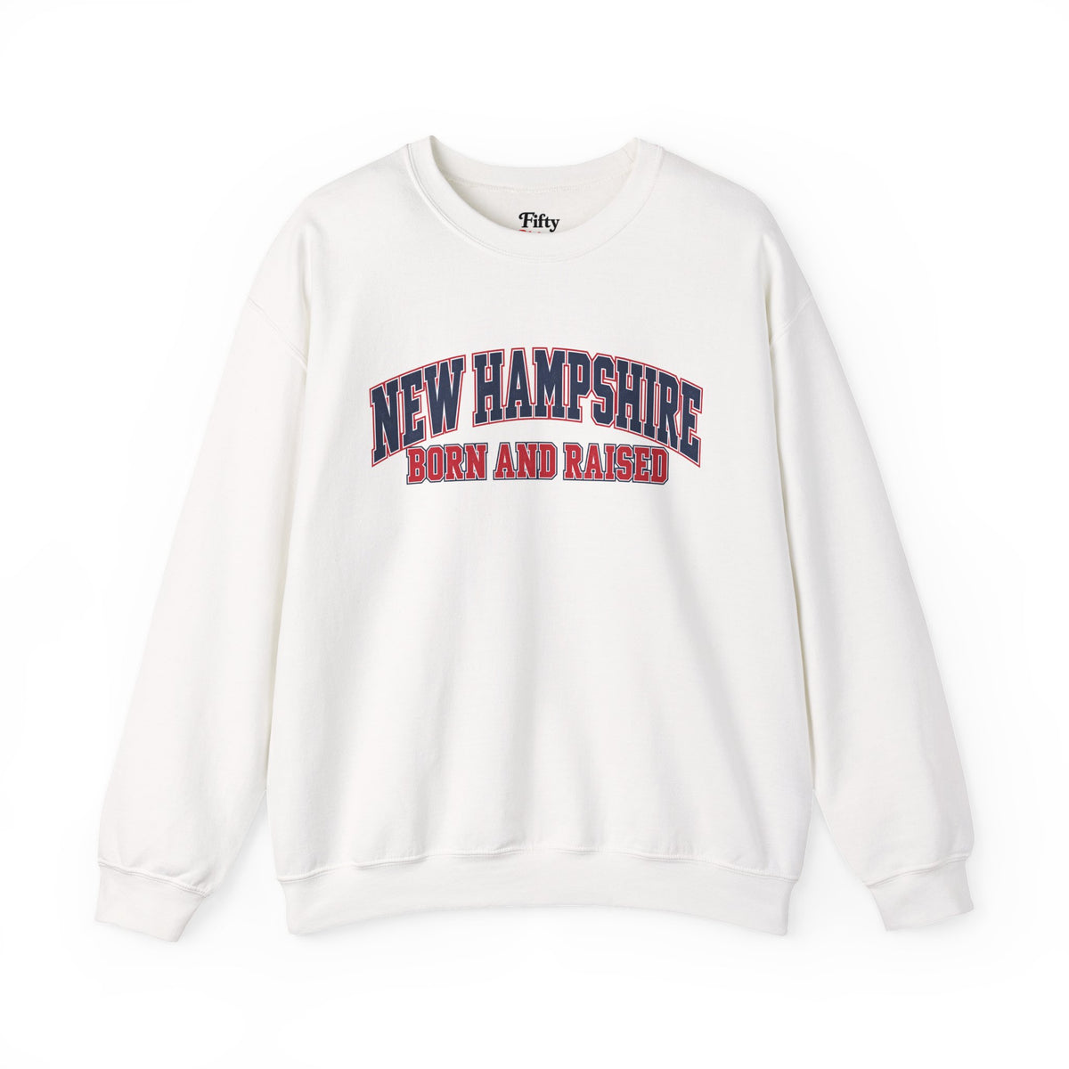 New Hampshire Born and Raised Premium Collegiate Unisex Sweatshirt Graphic