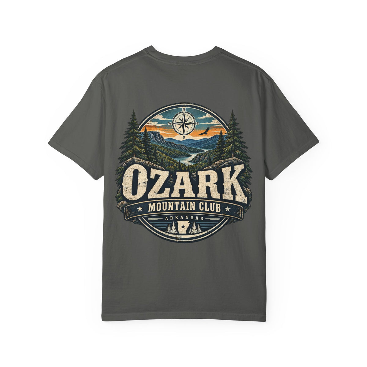 Arkansas Ozark Mountain Club Unisex Comfort Color 1717 Streetwear Graphic Tee