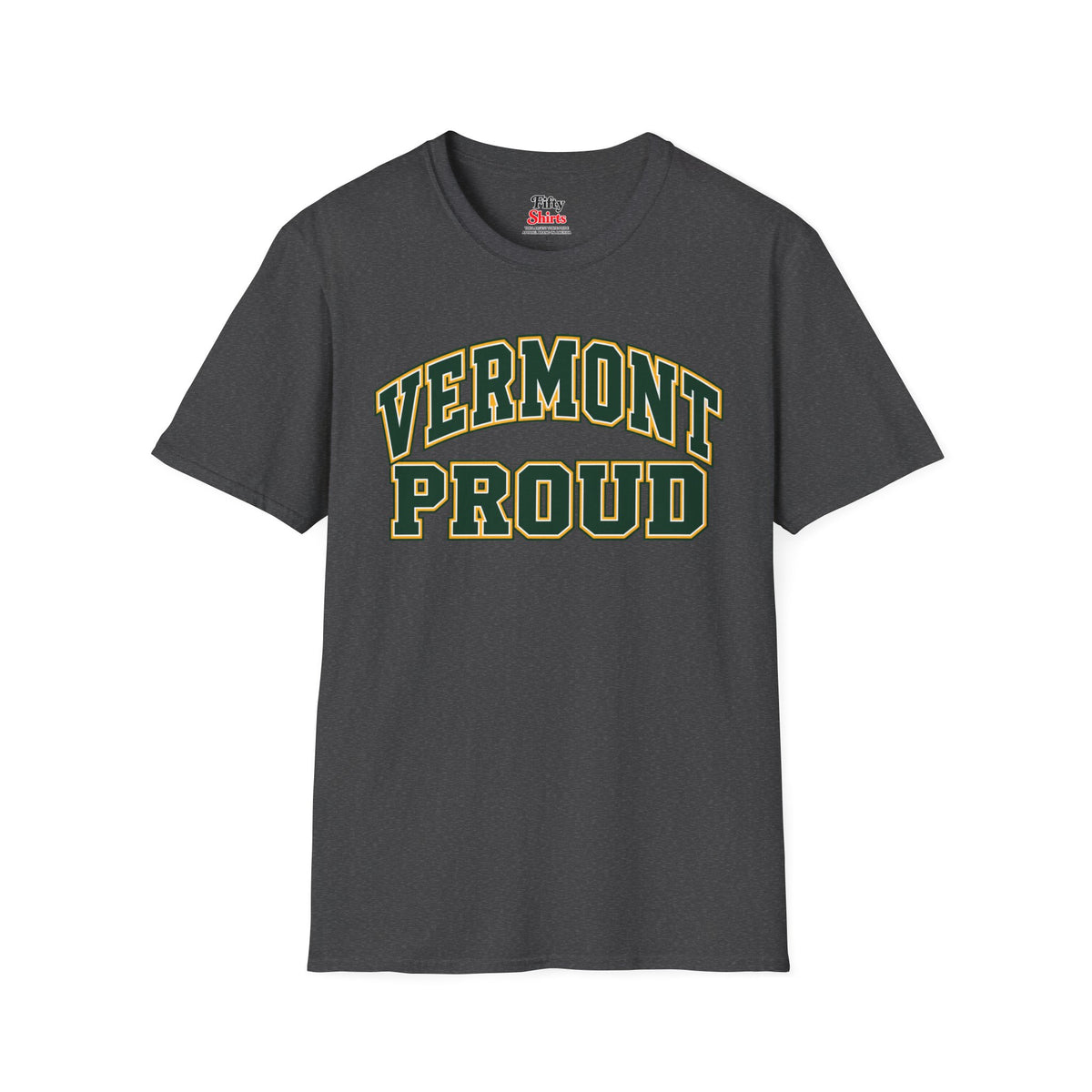 Vermont Proud Unisex Softstyle T Shirt State Name Graphic Tee