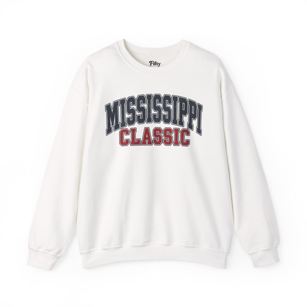 Mississippi Classic Unisex Crewneck Sweatshirt State Name Graphic