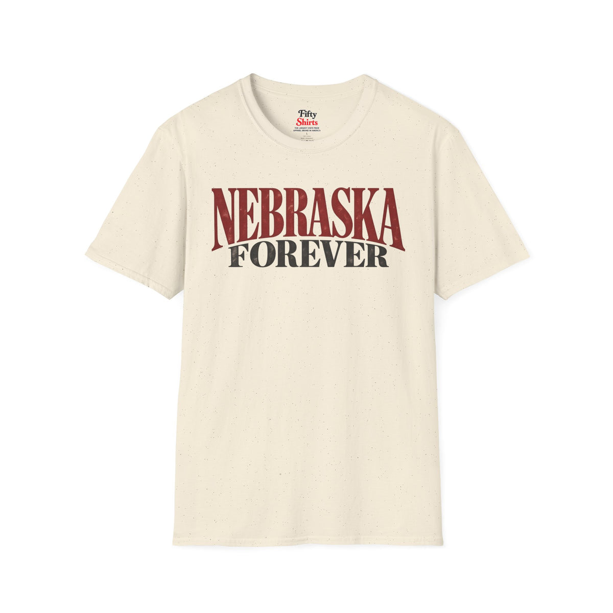 Nebraska Forever Unisex Softstyle T Shirt State Name Graphic Tee