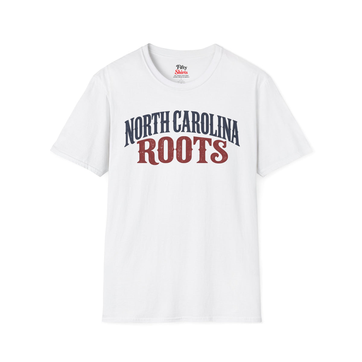 North Carolina Roots Unisex Softstyle T Shirt State Name Graphic Tee