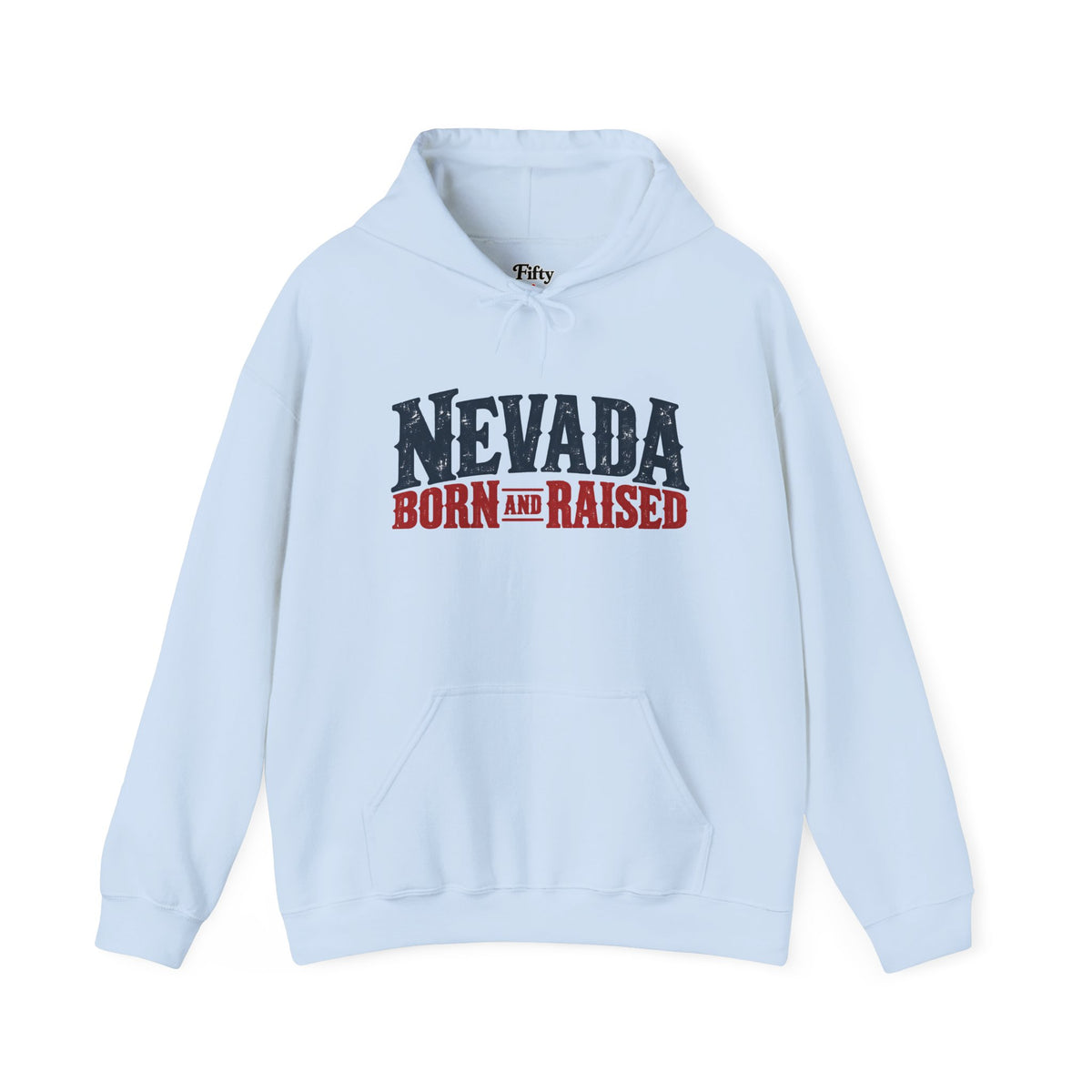 Nevada Born and Raised Classic Ranchwear Unisex Hoodie Graphic