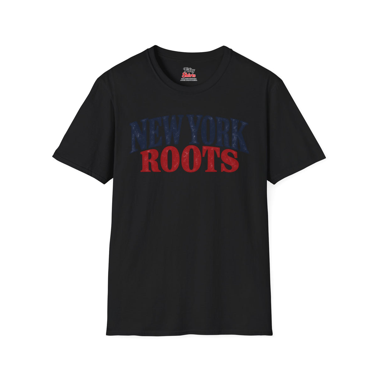 New York Roots Unisex Softstyle T Shirt State Name Graphic Tee