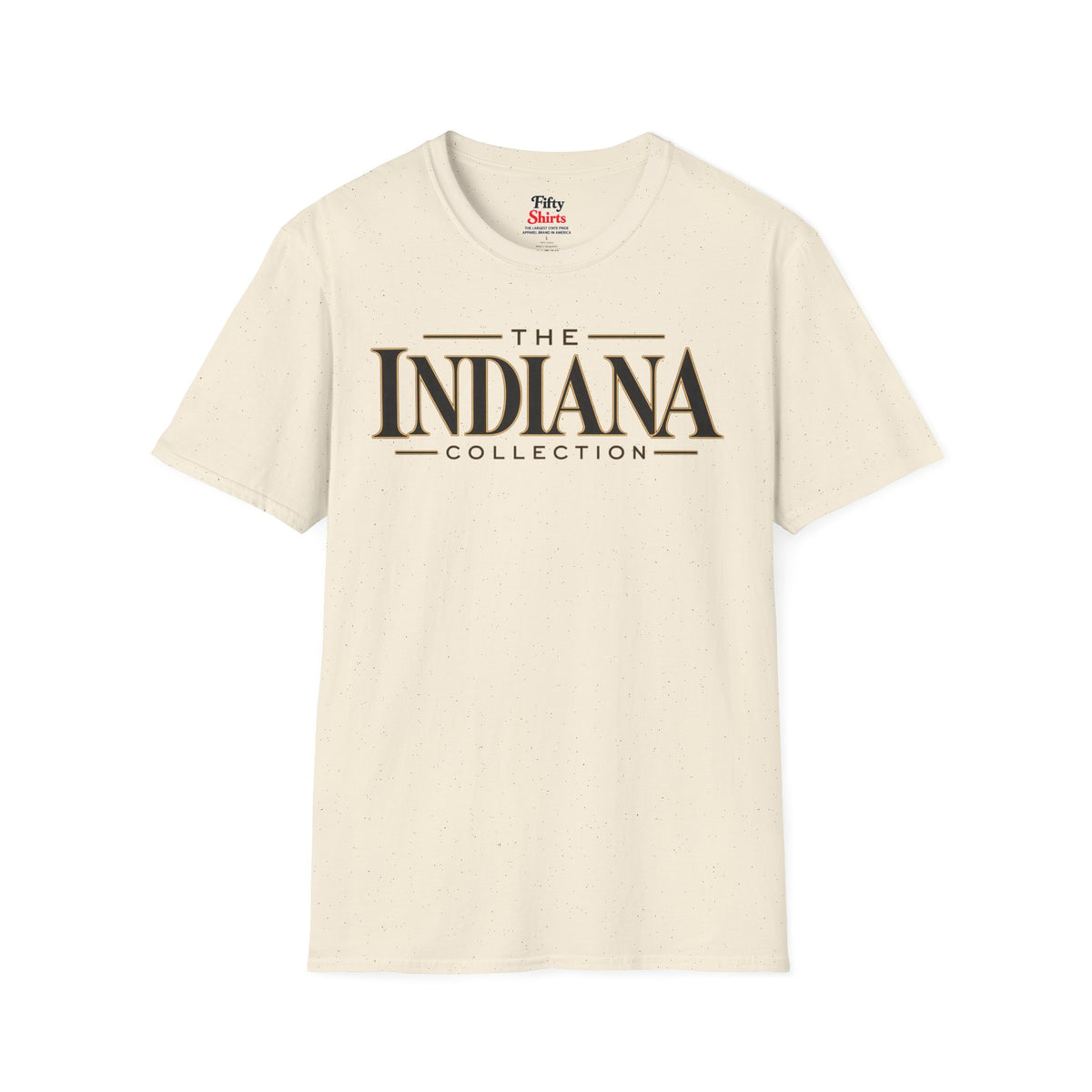 The Indiana Collection Unisex Softstyle T Shirt State Name Graphic Tee