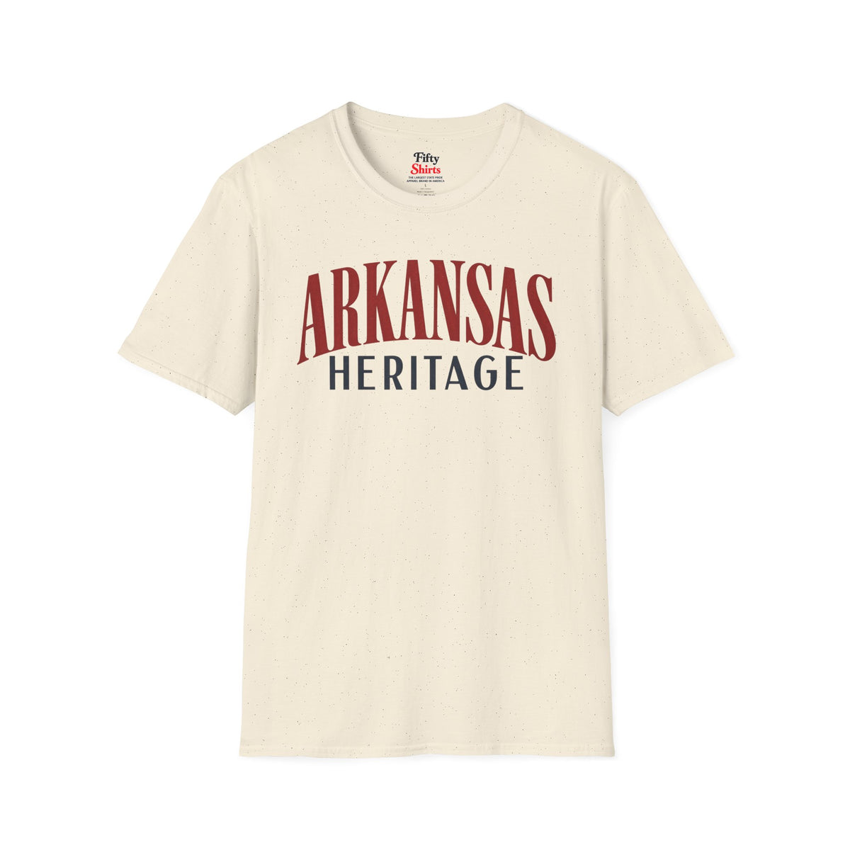 Arkansas Heritage Unisex Softstyle T Shirt State Name Graphic Tee