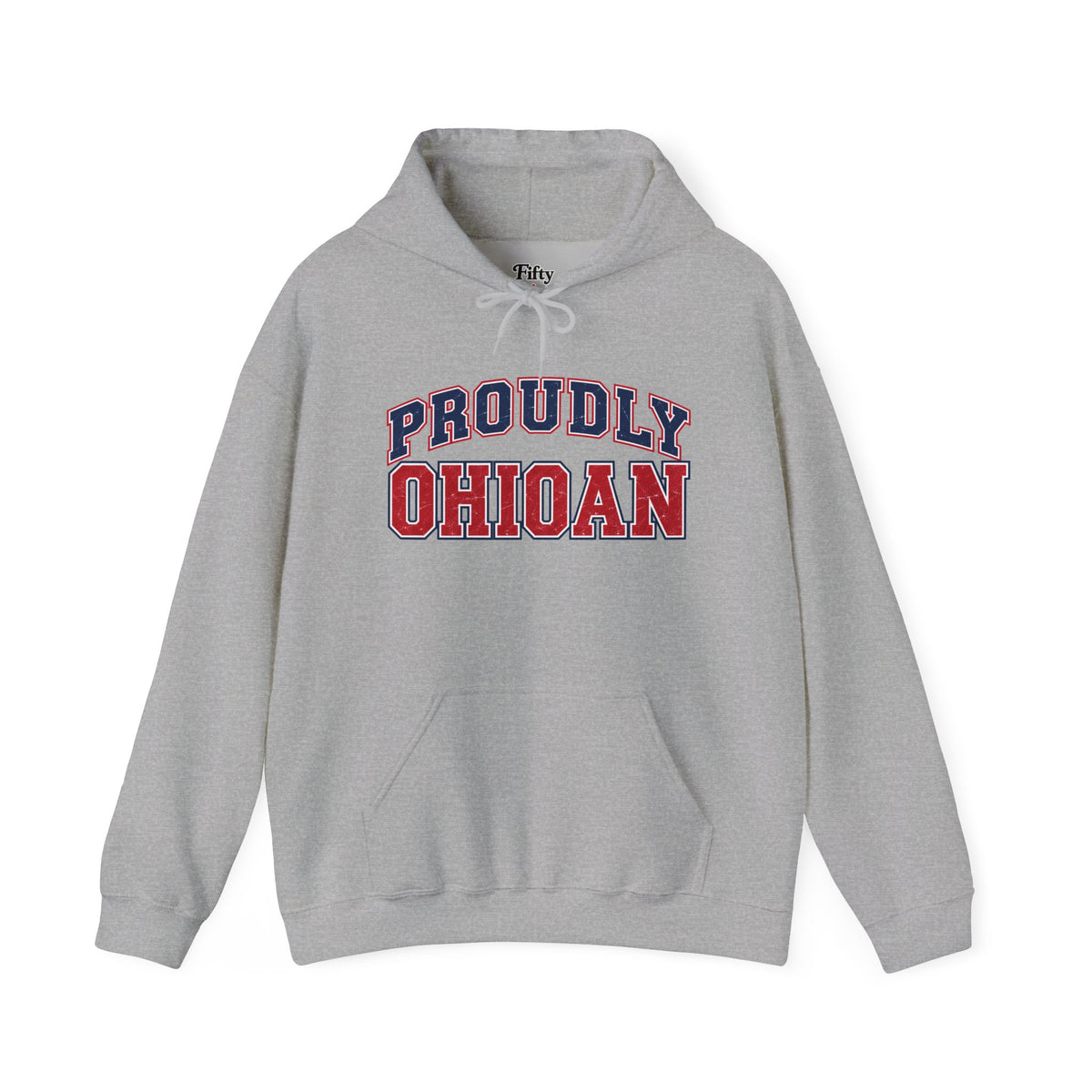 Proudly Ohion Ohio Unisex Hoodie State Name Graphic